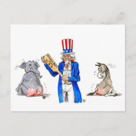 Reform Party Paddel Postkarte