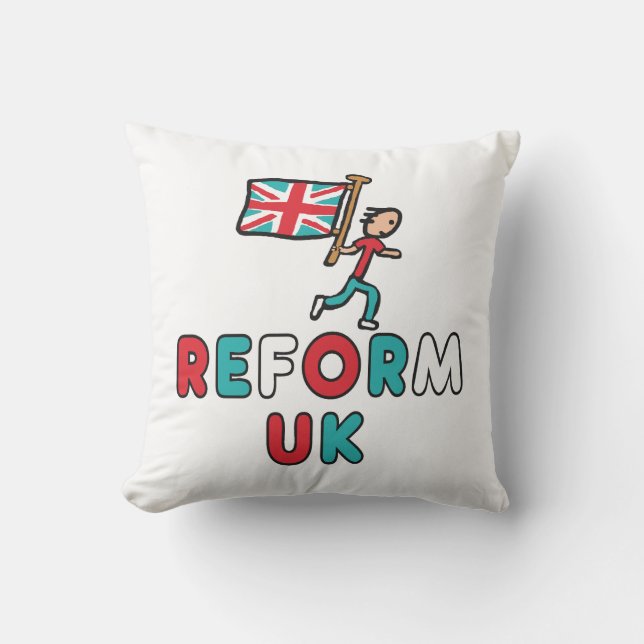 Reform UK Kissen (Vorderseite)