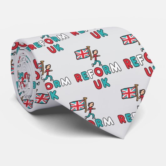 Reform UK Krawatte (Gerollt)