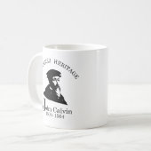 Reformierte Heritage Collection John Calvin Kaffeetasse (Vorderseite Links)