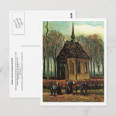 Reformierte Kirche in Nuenen, Van Gogh Postkarte (Vorne/Hinten)