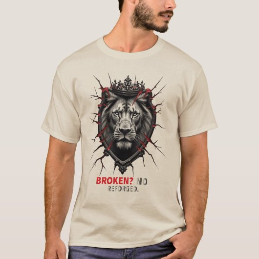 Reformisiertes Kronleuchter-T-Shirt - Zerbrochene T-Shirt (Vorderseite)
