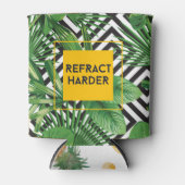 REFRACT HARDER Biere Cooler von CRONEA Dosenkühler (Vorderseite)