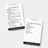 Refraktäre Vfib/Vtac und Hs&Ts Ausweis (Vorder- & Rückseite)