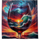 "Refraktion of Rhapsody" Duschvorhang (Vorderseite)