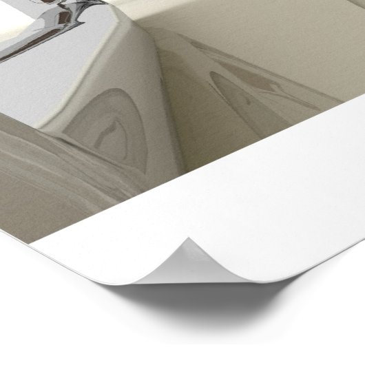 Refraktions-Reflektionen Poster (Ecke)