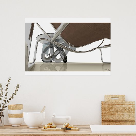 Refraktions-Reflektionen Poster (Küche)