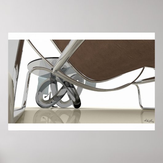 Refraktions-Reflektionen Poster (Vorne)