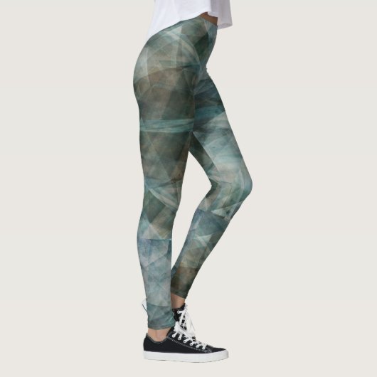 Refraktionsklage Digitale Kunst Leggings (Rechts)
