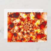 Refraktive Hitze - Fraktal Postkarte (Vorne/Hinten)