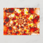Refraktive Hitze - Fraktal Postkarte (Vorderseite)