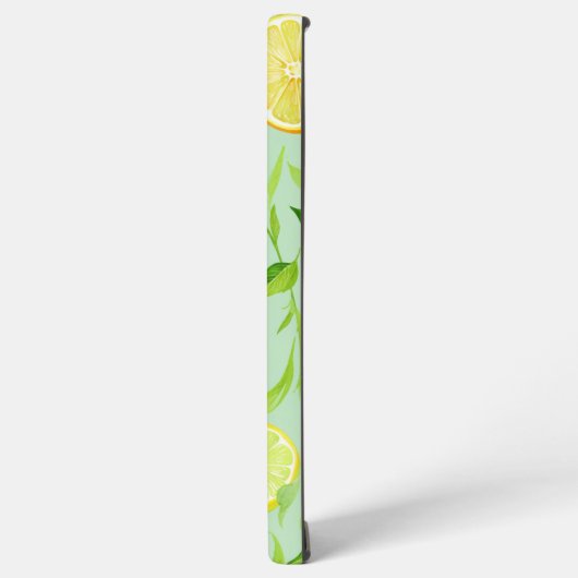 Refreshing Lemon Botanical Phone Case Samsung Galaxy Hülle (Linke Seite)