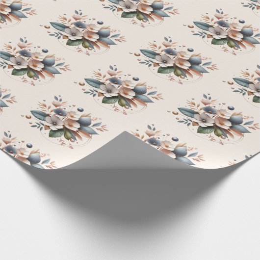 Refreshing natural touch geschenkpapier (Ecke)