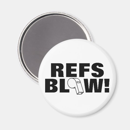 Refs blasen! magnet (Vorderseite/Rückseite)