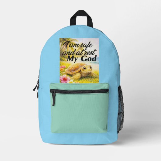 Refuge in Grace Bedruckter Rucksack (Vorderseite)