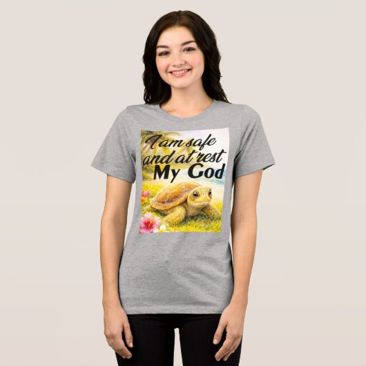 Refuge in Grace Tri-Blend Shirt (Vorderseite voll)