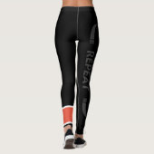 #RefugeeJitsu rangierte Spats (Black Belt Instruct Leggings (Rückseite)