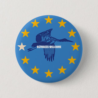 refugees welcome button
