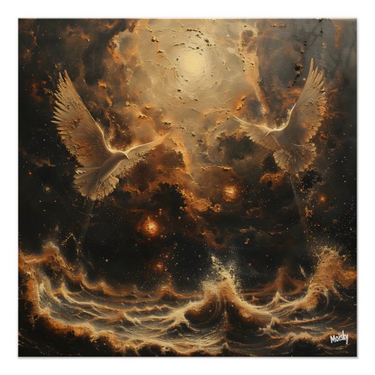 Refugio Cósmico de Aves Poster (Vorderseite)