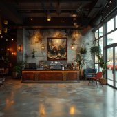 Refugio Cósmico de Aves Poster