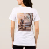 Refúgio (Modelo II) Tri-Blend Shirt (Rückseite)