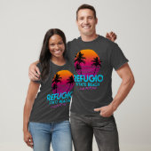 Refugio Staat Beach California Retro Wave 80er T-Shirt (Unisex)