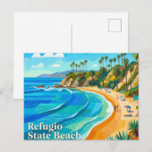 Refugio State Beach Kalifornien Postkarte (Vorne/Hinten)