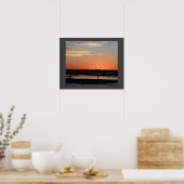 Refugium Waterscape Sunset Poster (Küche)