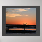 Refugium Waterscape Sunset Poster (Vorne)
