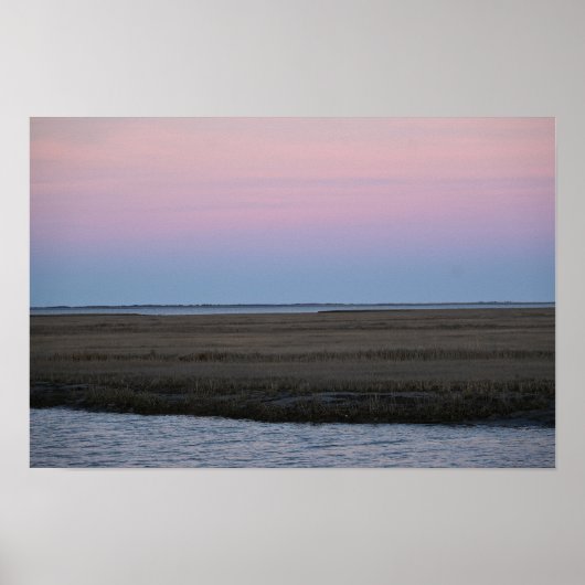 Refugium Waterscape Sunset Poster (Vorne)
