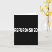 Refurbished New Knee Replacement Funny Knee Surger Karte (Gelbe Blume)