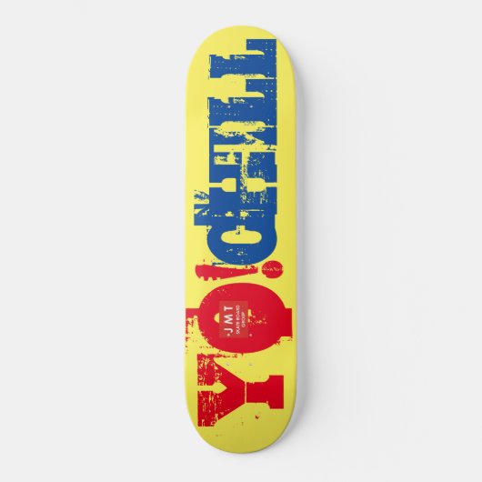 REG DICH ! / TST Skateboard (Vorderseite)
