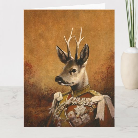 Rega Roe Deer Greetings Card Karte (Vorderseite)