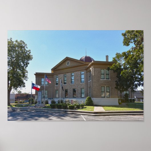 Regains Landkreis, Texas, Courthouse Poster (Vorne)
