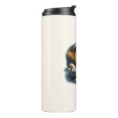 Regal African Lion Ruhen auf einem Felsen - Wasser Thermosbecher (Nach links gedreht)