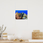 Regal Angelfish Pygoplites diacanthus), Poster (Küche)