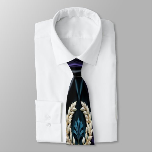 Regal Authority - negro medianoche, púrpura real Krawatte (Gebunden)