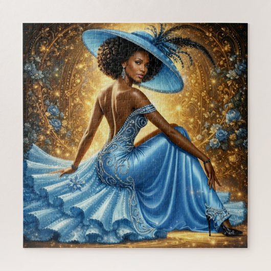 Regal Azure Dream Puzzle (Vertikal)