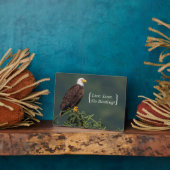 Regal Bald Eagle Fotoplatte (Seite)