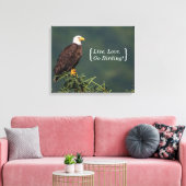 Regal Bald Eagle Leinwanddruck (Insitu (Wohnzimmer))