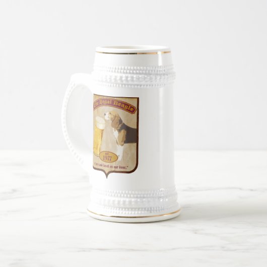 Regal Beagle Bierglas (Vorderseite Links)