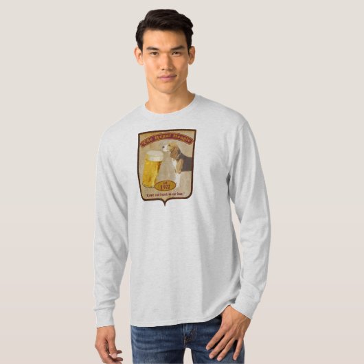 Regal Beagle T-Shirt (Vorne ganz)
