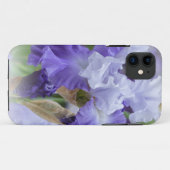 Regal Bearded Iris - Lila und weiß Case-Mate iPhone Hülle (Rückseite (Horizontal))