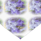 Regal Bearded Iris - Lila & weiß Kurzer Tischläufer (Ecke)