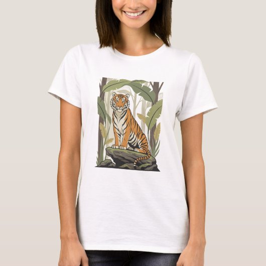 Regal Bengal Tiger T-Shirt (Vorderseite)