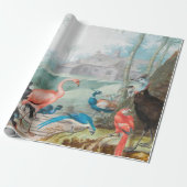 Regal Bird Landschaft Geschenkpapier (Ungerollt)