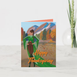 Regal Black Frauan | Happy Thanksgiving Card Karte