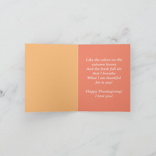 Regal Black Frauan | Happy Thanksgiving Card Karte (Innenseite)