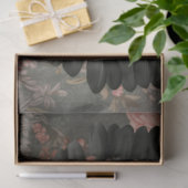 Regal Black Vintag Floral Bear Decoupage Seidenpapier (Geschenk)