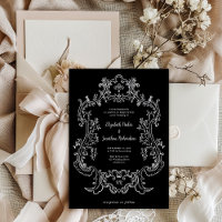 Regal Black | Vintage Barockrahmenverheiratung